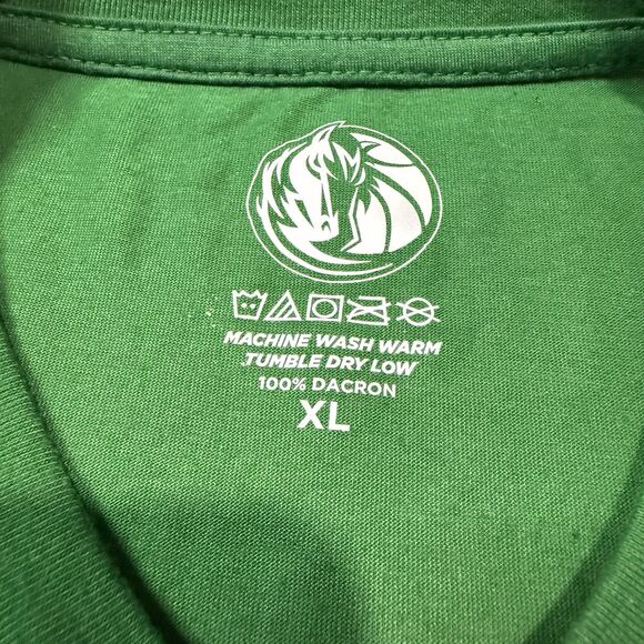 Dallas Mavericks Shirt Mens Extra Large Green Special Edition Mavs Vs Warriors - Picture 5 of 5